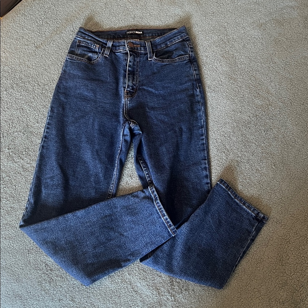 Fashion Nova Blue Denim Jeans